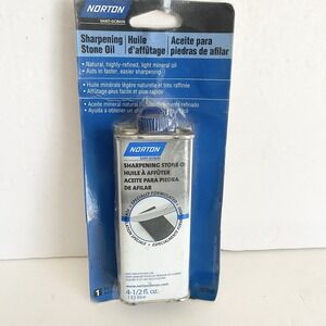 Norton‎ Knife Sharpener Stone Oil for Tool and Knife Sharpening Stone 4.5 oz New